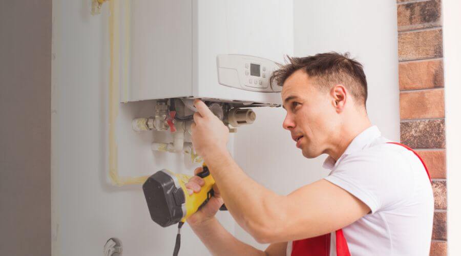 Local tankless water heater installation in Greeley, IA